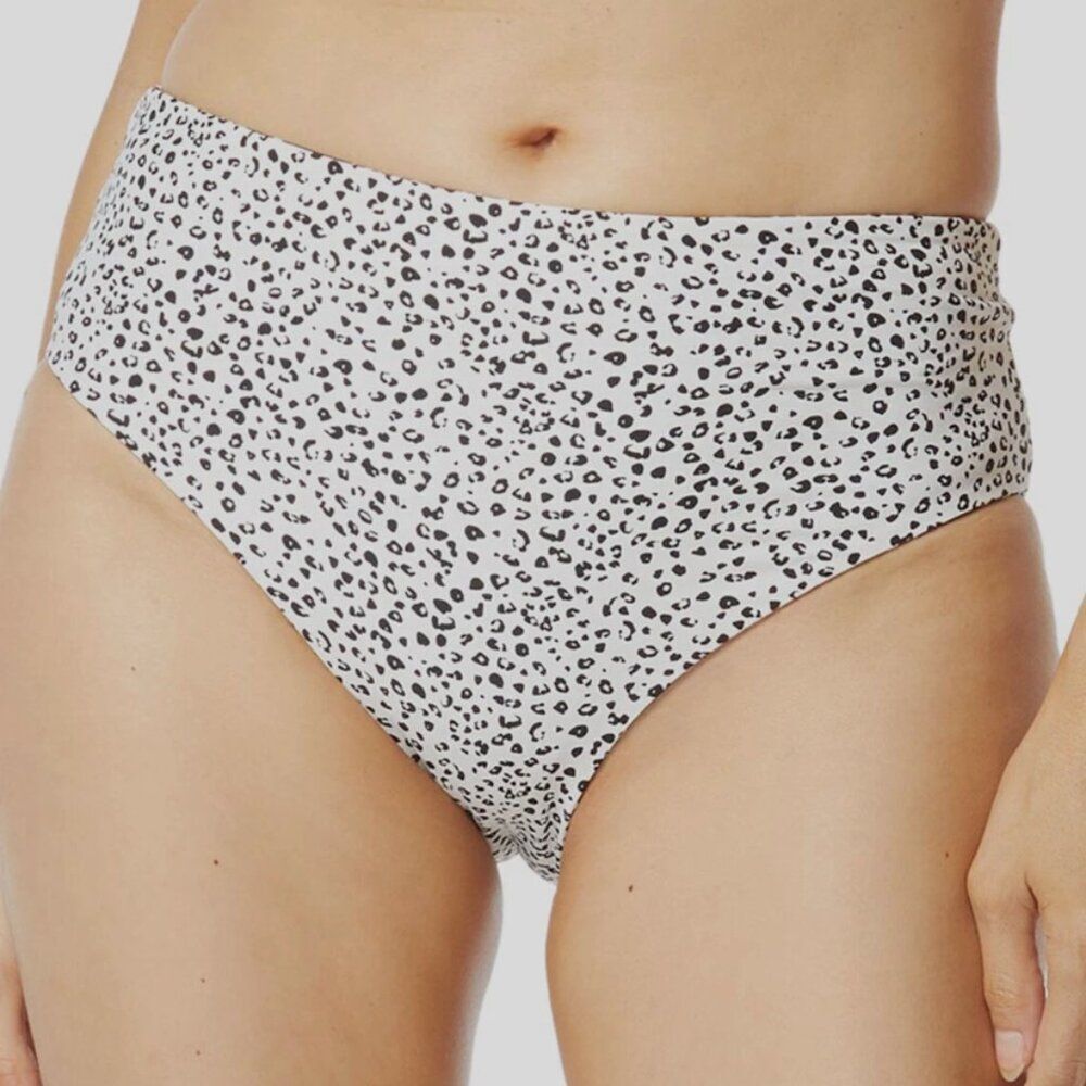 Coco Reef Verso Reversible Bikini Bottom - Island Cheetah Size XL Swimwear
